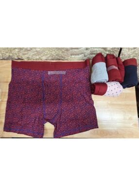 AMAZON ESSENTIALS MEN’S BOXER BRIEFS 5‑PACK ASSORTED COLORS SIZE XX‑LARGE